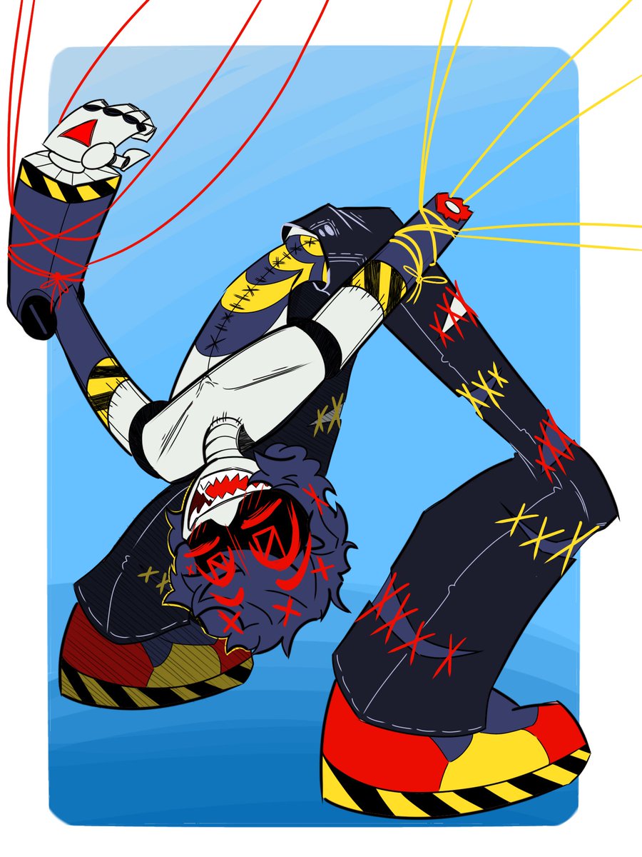 StupifPasteu's tweet photo. I forgot to post this oops- it's quite some time since I last drew Nox, so here have the wasp boy #MDnox #hybriddrones #mdtwt https://t.co/WwFcs1zxCy