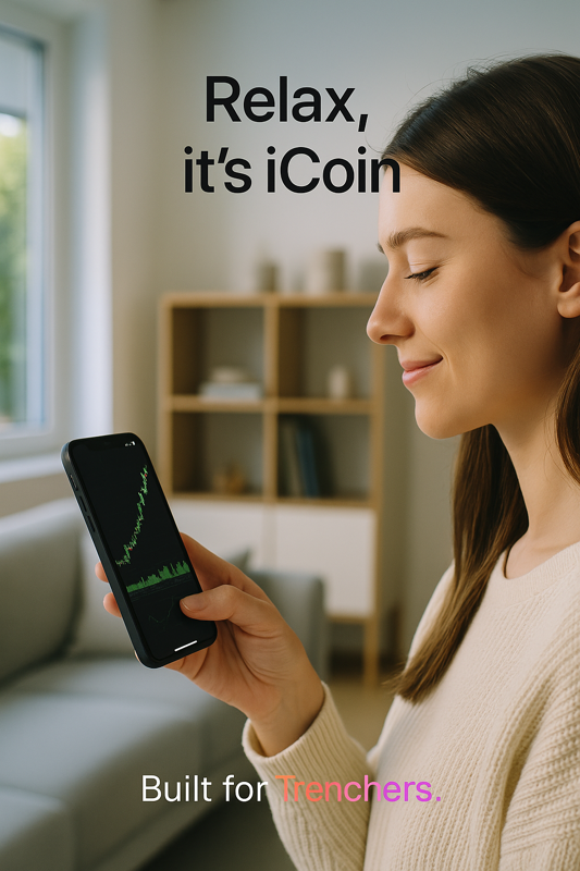Relax, it's $iCoin - Built for Trenchers.