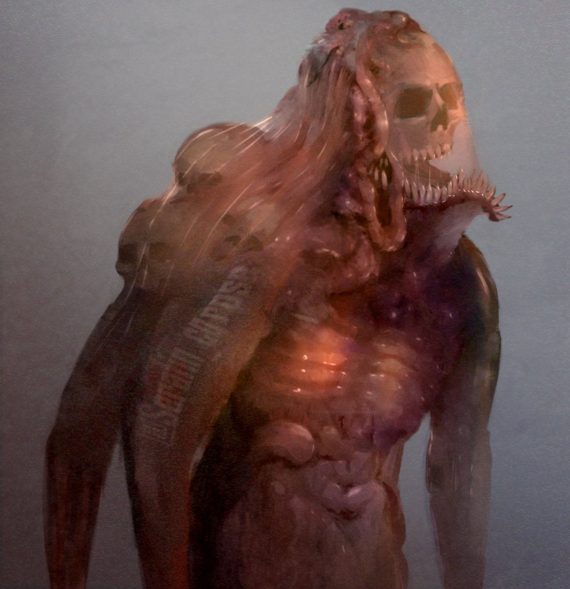 No podia dormir y dibuje esto
#horror #ConceptArt #digitalart