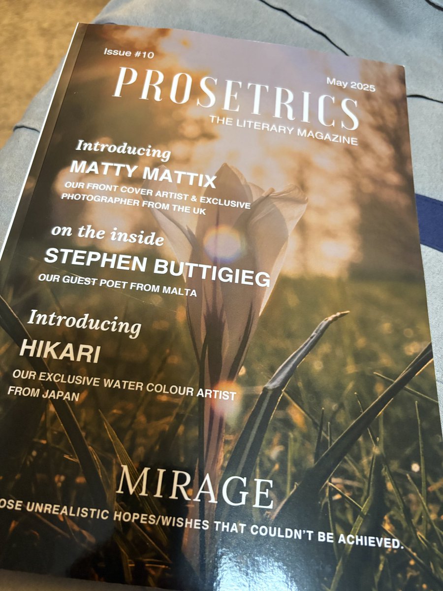 Jamey Boelhower (@jdog90) on Twitter photo There are just cool moments in life… got my copy of issue 10 Mirage by <a href="/prosetrics/">Prosetrics The Lit Mag | SUBS OPEN</a>. It includes my #poem “Morning Drive”… There are just cool moments in life… got my copy of issue 10 Mirage by <a href="/prosetrics/">Prosetrics The Lit Mag | SUBS OPEN</a>. It includes my #poem “Morning Drive”…
