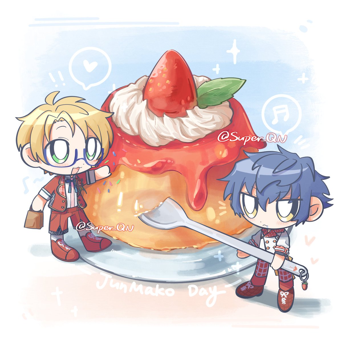 Super_QN's tweet photo. #ジュンまこ 🥳🍓🍮 https://t.co/bCLtl5ocqF