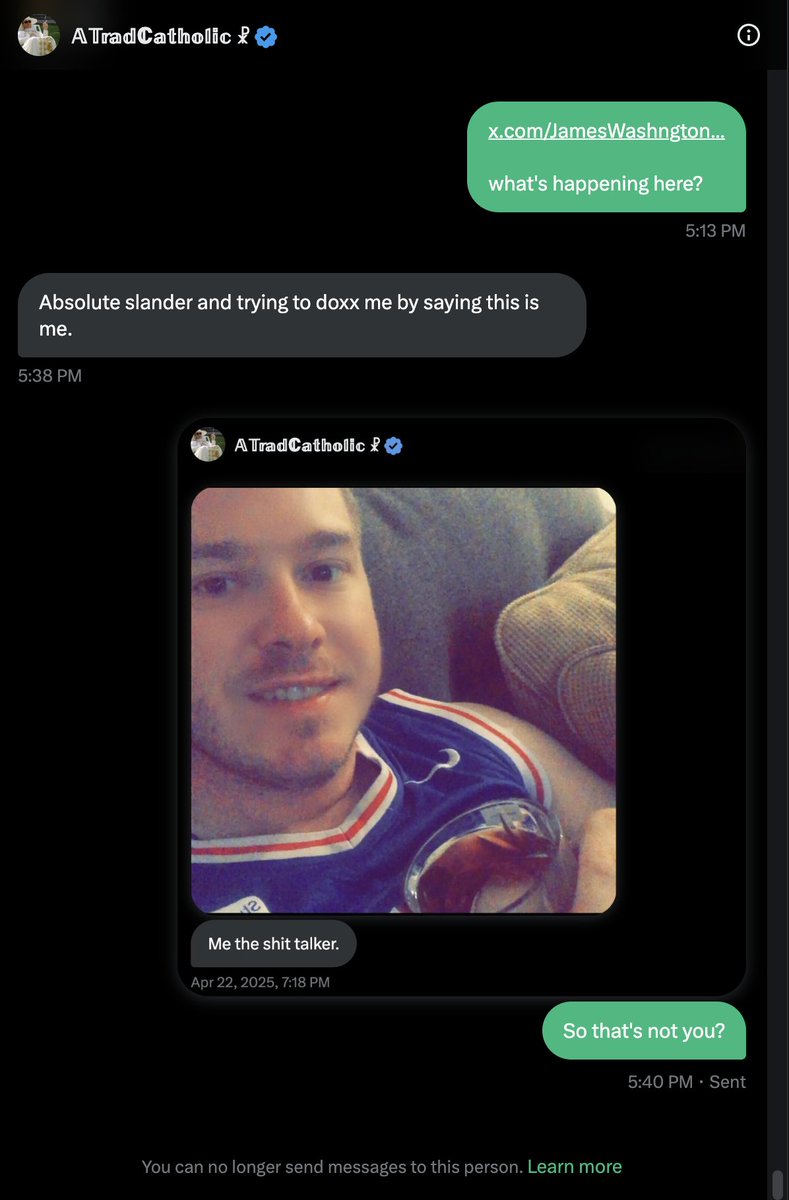 ππ·π΄ π±ππππ πππππππ’β’οΈ (@thebasedtrinity) on Twitter photo π© ATTN: #CatholicX #CatholicTwitter
This has been tough to draft tonight, albeit necessary.
Ordinarily, I wouldnβt hesitate to brush this off and go to bat for <a href="/ATradCatholic/">πΈππ£ππβππ₯ππ πππ β§</a>. Heβd established a large following and was easy to get along with. And I donβt think a single soul π© ATTN: #CatholicX #CatholicTwitter
This has been tough to draft tonight, albeit necessary.
Ordinarily, I wouldnβt hesitate to brush this off and go to bat for <a href="/ATradCatholic/">πΈππ£ππβππ₯ππ πππ β§</a>. Heβd established a large following and was easy to get along with. And I donβt think a single soul