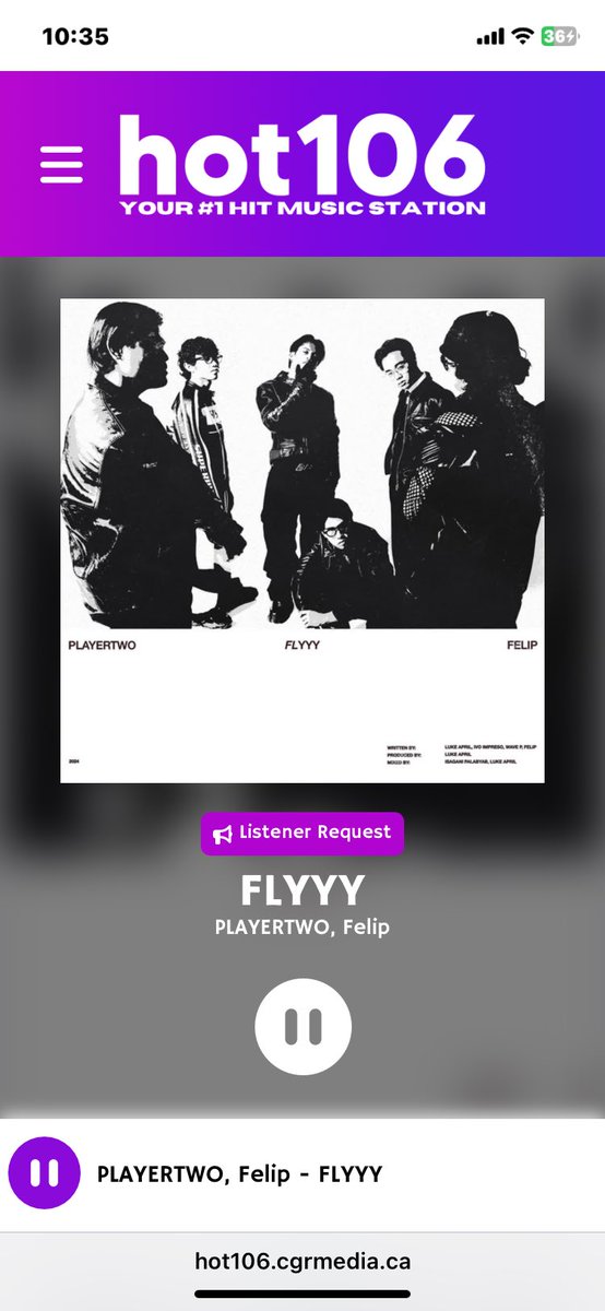 _lil_bunny_'s tweet photo. Thank you for playing FLYYY @itsHOT106 🥰🙏🏻

#FELIP #PLAYERTWO #FLYYY
#hot106 @globalpopfrenzy #GlobalPopFrenzy https://t.co/zOYlP49cKn