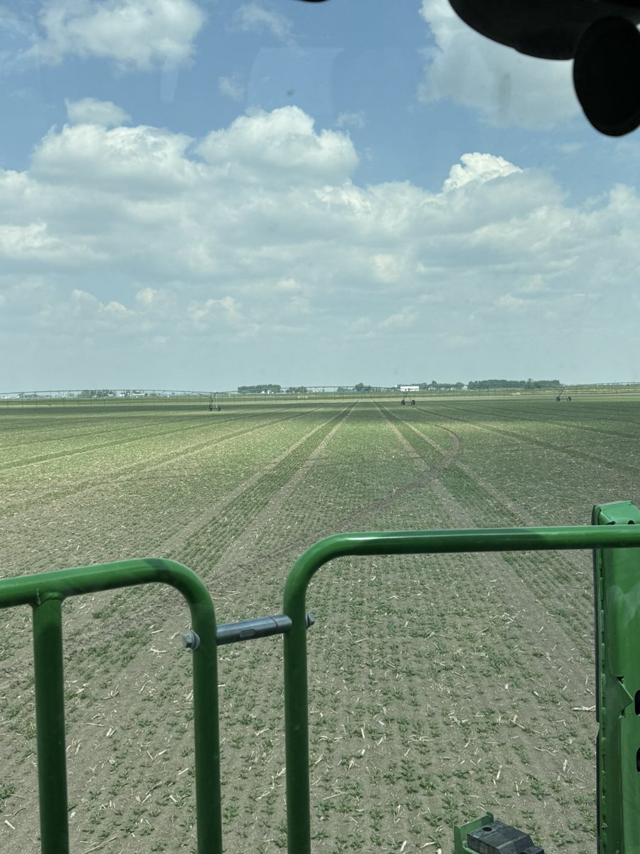 Out of the er and back into the sprayer to catch up on some acres. #Agtwitter