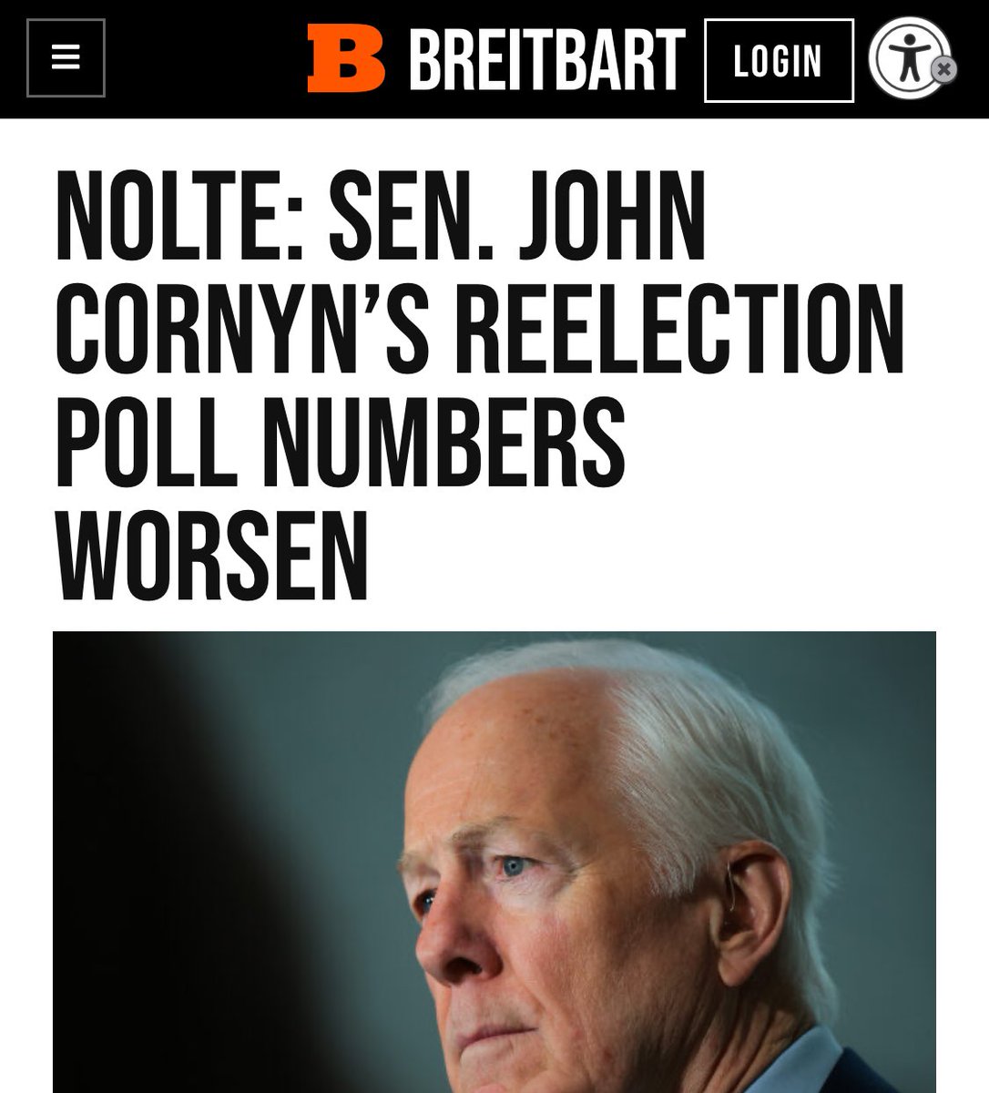 Yes, what?
“What in the world Cornyn was thinking when he backed a Democrat gun control bill and that absurdly unnecessary immigration bill..”
#electionsmatter