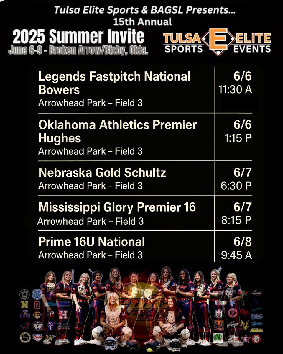 Brooklenn Moses (@brooklennm_2026) on Twitter photo This weekend we play in Broken Arrow at Arrowhead Park! <a href="/ShaleeRodriguez/">Shalee Rodriguez</a> <a href="/OCeaglesSB/">OC Softball</a> <a href="/BayMcKittrick/">Bailey McKittrick</a> <a href="/SNUSoftball/">SNU Softball</a> <a href="/Coach_BMAD/">Brian Madden</a> <a href="/SWOSUSoftball/">SWOSU Softball</a> <a href="/JessicaRenaae/">Jessica Boone</a> <a href="/TulsaSoftball/">Tulsa Softball</a> <a href="/Strimp25/">Crissy Strimple</a> <a href="/OKWUeagles_SB/">OKWU Softball</a> This weekend we play in Broken Arrow at Arrowhead Park! <a href="/ShaleeRodriguez/">Shalee Rodriguez</a> <a href="/OCeaglesSB/">OC Softball</a> <a href="/BayMcKittrick/">Bailey McKittrick</a> <a href="/SNUSoftball/">SNU Softball</a> <a href="/Coach_BMAD/">Brian Madden</a> <a href="/SWOSUSoftball/">SWOSU Softball</a> <a href="/JessicaRenaae/">Jessica Boone</a> <a href="/TulsaSoftball/">Tulsa Softball</a> <a href="/Strimp25/">Crissy Strimple</a> <a href="/OKWUeagles_SB/">OKWU Softball</a>
