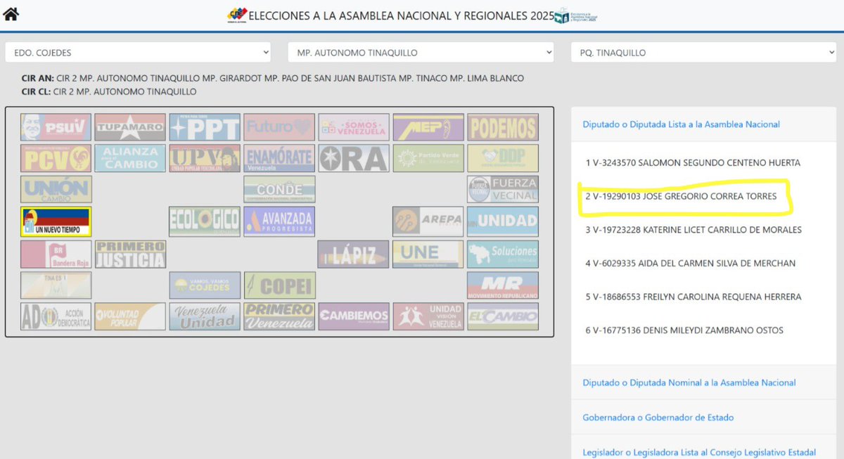 ahernandezof's tweet image. Si la alianza UNT y Unión y Cambio sigue la misma estrategia que usaron para el 25M en el estado Cojedes, terminarán apoyando a todos los candidatos de Fuerza Vecinal, partido con señalamientos importantes en materia de corrupción.
Algo que ha pasado desapercibido es que en…