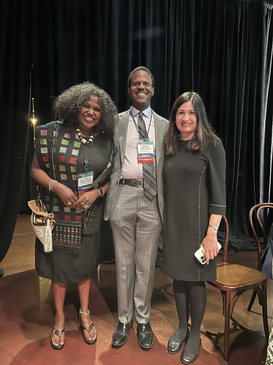 Reshma Jagsi (@reshmajagsi) on Twitter photo Celebrating the amazing <a href="/nazik_hammad/">Nazik Hammad</a> winning the very well deserved Women Who Conquer Cancer international mentorship award, together with the also amazing <a href="/TheDrWood/">Shearwood McClelland III, M.D.</a> at #ASCO2025. Celebrating the amazing <a href="/nazik_hammad/">Nazik Hammad</a> winning the very well deserved Women Who Conquer Cancer international mentorship award, together with the also amazing <a href="/TheDrWood/">Shearwood McClelland III, M.D.</a> at #ASCO2025.