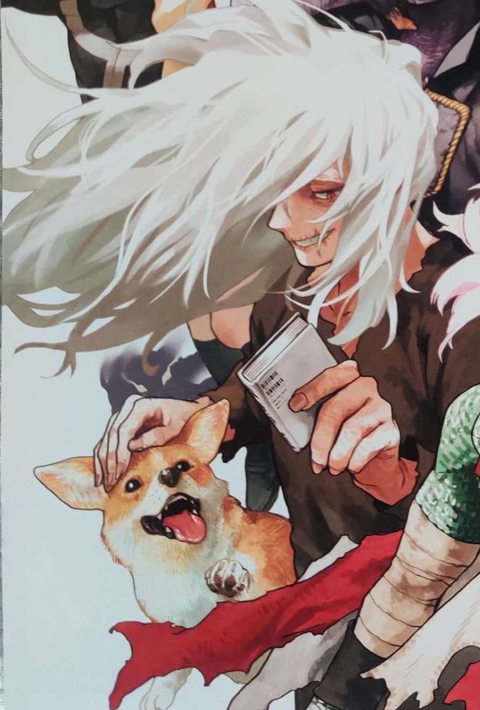 tomura with mon-chan 😭😭😭😭😭