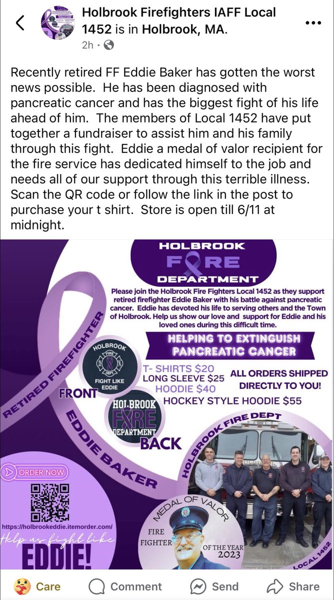 🇺🇸Twisted Luck Truth☘️ (@twistedluckinc) on Twitter photo This is a family member who is a lifelong firefighter who just retired last year. This news is sudden over the past week. His FD in Holbrook MA has put this fundraiser together. Link below. Even just sharing this is much appreciated! m.facebook.com/profile.php?id… This is a family member who is a lifelong firefighter who just retired last year. This news is sudden over the past week. His FD in Holbrook MA has put this fundraiser together. Link below. Even just sharing this is much appreciated! m.facebook.com/profile.php?id…