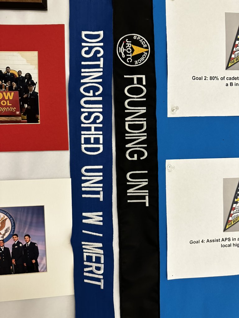 Space Force JROTC (@sfjrotc) on Twitter photo Congratulations to the #CadetGuardians of <a href="/VA821/">VA-821 SFJROTC</a> for your selection as a Distinguished Unit Award with Merit winner by <a href="/HQ_AFJROTC/">Air Force Junior ROTC</a> for AY 2024-2025! You continue to be #AlwaysAbove. … Congratulations to the #CadetGuardians of <a href="/VA821/">VA-821 SFJROTC</a> for your selection as a Distinguished Unit Award with Merit winner by <a href="/HQ_AFJROTC/">Air Force Junior ROTC</a> for AY 2024-2025! You continue to be #AlwaysAbove. …