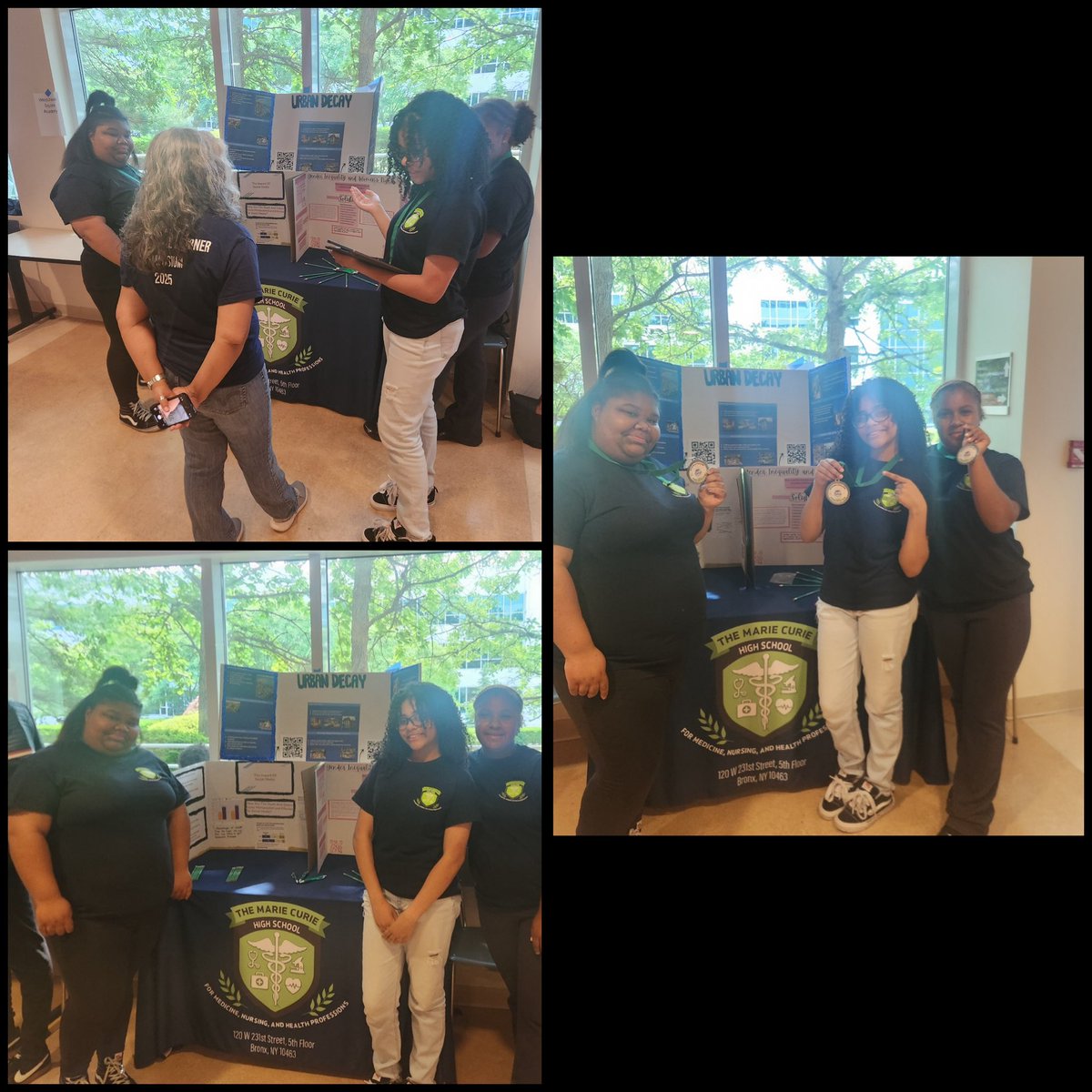 The Marie Curie HS (@mchsbronx) on Twitter photo Our AP Seminar scholars took their Seninar projects and presented at the Museum Civics Fair 2025. They had COURAGEOUS dialogue about the impact of Gender Inequality, The Impact of Social Media and Urban Decay!
<a href="/NYCSchools/">NYC Public Schools</a> <a href="/MMCCenter/">Mosholu Montefiore Community Center</a> <a href="/BXHSD81011/">BXHSD81011</a> Our AP Seminar scholars took their Seninar projects and presented at the Museum Civics Fair 2025. They had COURAGEOUS dialogue about the impact of Gender Inequality, The Impact of Social Media and Urban Decay!
<a href="/NYCSchools/">NYC Public Schools</a> <a href="/MMCCenter/">Mosholu Montefiore Community Center</a> <a href="/BXHSD81011/">BXHSD81011</a>