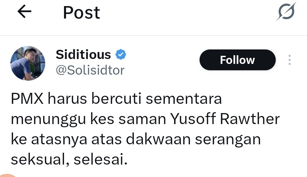 adamyusuf88's tweet photo. Ini naratif yang disebarkan oleh Cytro pembangkang.
Hakikatnya:
👉 Polis dgn AG dah kata takda kes
👉 Ini hanya saman sivil. sapa2 pun boleh saman.
👉 Ini hanya motif politik untuk burukkan imej PMX @anwaribrahim
👉Buang masa dan ganggu pentadbiran MADANI
#TeamPMX https://t.co/D0b0RbOLFg