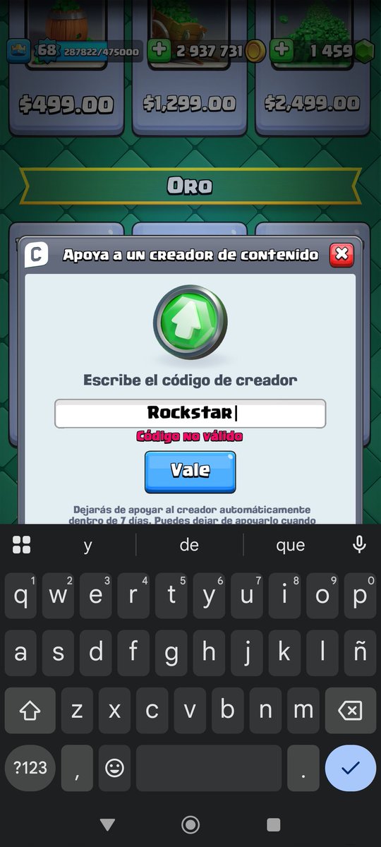 EndrishY's tweet photo. @Rockstar_YT Ni p2 rock mejor codigo maferpeyo https://t.co/XSwLqEuZlE