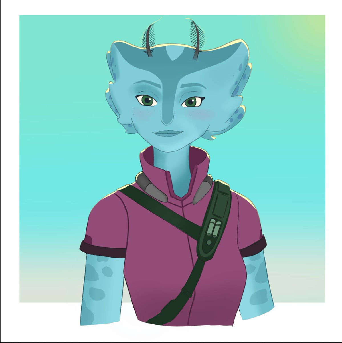 Me holding the Spice Frontier characters like a potato: “I just think they’re neat.” Really loved the Spice Frontier pilot so have an Ada~ I think she’s in the “Looks like a cinnamon roll but could actually kill you” category. @steamrolleranimation #spicefrontier #fanart
