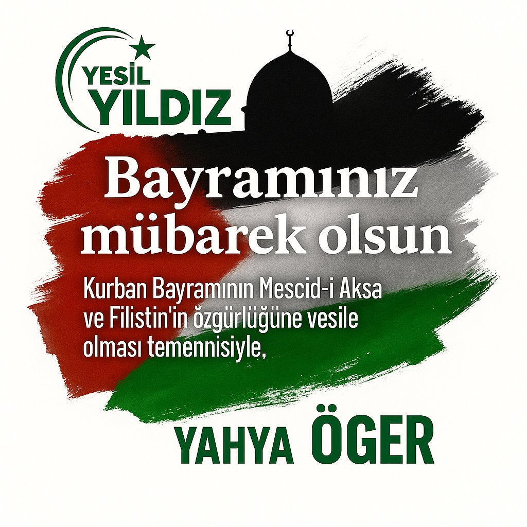 yahya öger (@yahyaoger) on Twitter photo Kurban Bayramı'nın mescid-i Aksa ve Filistin'in özgürlüğüne vesile olması temennisiyle..
#BayramınızMuebarekOlsun
<a href="/YesilYildizDer/">YeşilYıldız</a> #yahyaoger #يوم_الترويه Kurban Bayramı'nın mescid-i Aksa ve Filistin'in özgürlüğüne vesile olması temennisiyle..
#BayramınızMuebarekOlsun
<a href="/YesilYildizDer/">YeşilYıldız</a> #yahyaoger #يوم_الترويه