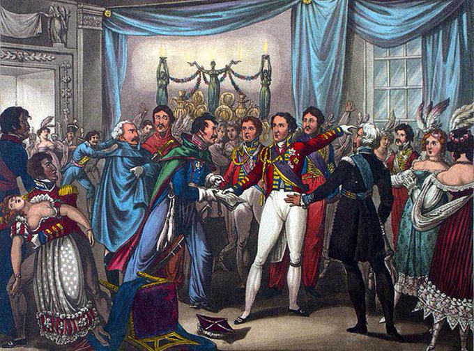 On this day in 1815, Wellington learns that Napoleon has captured Charleroi and is threatening to split the Anlgo-Allied and Prussian armies. “He's humbugged me, by God!" the Duke reportedly declares.