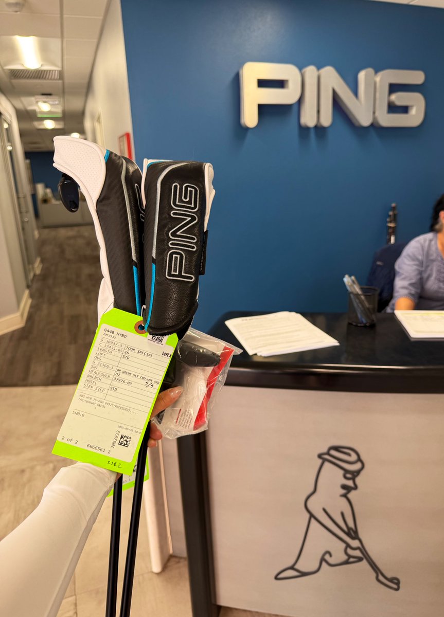 Sending a massive thanks to <a href="/PingTour/">PING GOLF</a> for getting me sorted with new hybrids before I leave for 5 weeks on the <a href="/LETgolf/">Ladies European Tour</a>! PING always takes great care of me and turned these around in less than 10 days. Very grateful and excited!