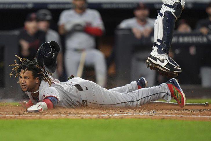 LukePotosky's tweet photo. Through 60 team games, José Ramírez has a .327 AVG, 11 HR &amp; 16 SB.

The only players with better numbers thru 60 team games in MLB history are:

• Ronald Acuña Jr. (2023)
• Chris Sabo (1990)
• Joe Morgan (1976)
• Bobby Bonds (1973)

#GuardsBall | @CleGuardians https://t.co/dtlIkSMvKk