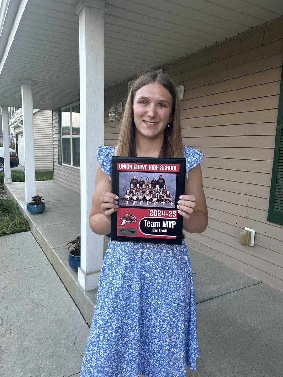 Ciara Hage (@ciarahage_51) on Twitter photo (2028, RHP/CI)
Honored to be named Union Grove Varsity MVP for the 2025 season!
<a href="/ESA_Harris/">ESA 15U Prospects</a> <a href="/EthicAcademy/">Ethic Softball Academy</a> <a href="/UGHSBroncos/">Union Grove UHS</a> <a href="/SLC_Wi/">Southern Lakes Conference</a> <a href="/MaxPreps/">MaxPreps</a> <a href="/SBRRetweets/">Softball Recruiting Reposts</a> (2028, RHP/CI)
Honored to be named Union Grove Varsity MVP for the 2025 season!
<a href="/ESA_Harris/">ESA 15U Prospects</a> <a href="/EthicAcademy/">Ethic Softball Academy</a> <a href="/UGHSBroncos/">Union Grove UHS</a> <a href="/SLC_Wi/">Southern Lakes Conference</a> <a href="/MaxPreps/">MaxPreps</a> <a href="/SBRRetweets/">Softball Recruiting Reposts</a>