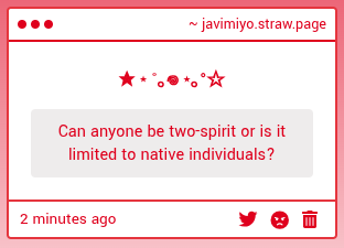 nehiyaw_outlaw's tweet photo. two-spirit is deeply rooted in indigenous cultures and ways of life so yeah, its limited to native people only!!!! https://t.co/Bu8iXijA3f
