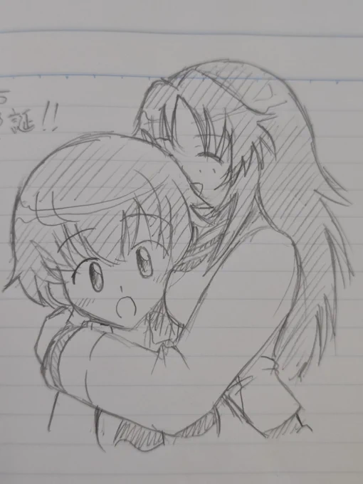 ブリアンさんで久々に描いたナカジマと
山郷ちゃん。 