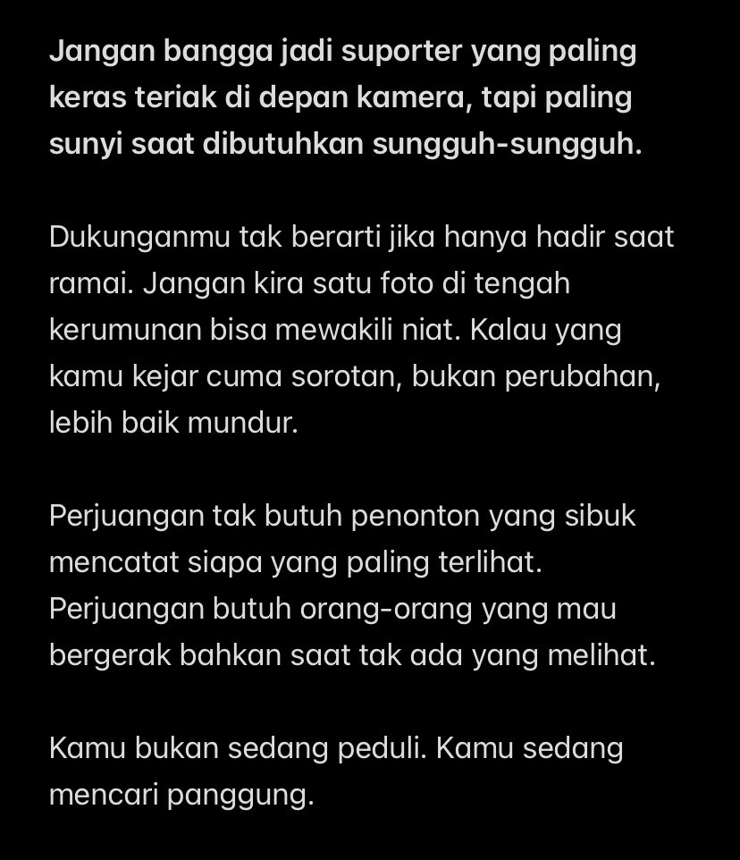 Pesan buat para penggila exposure sebelum musin depan dimulai✌️