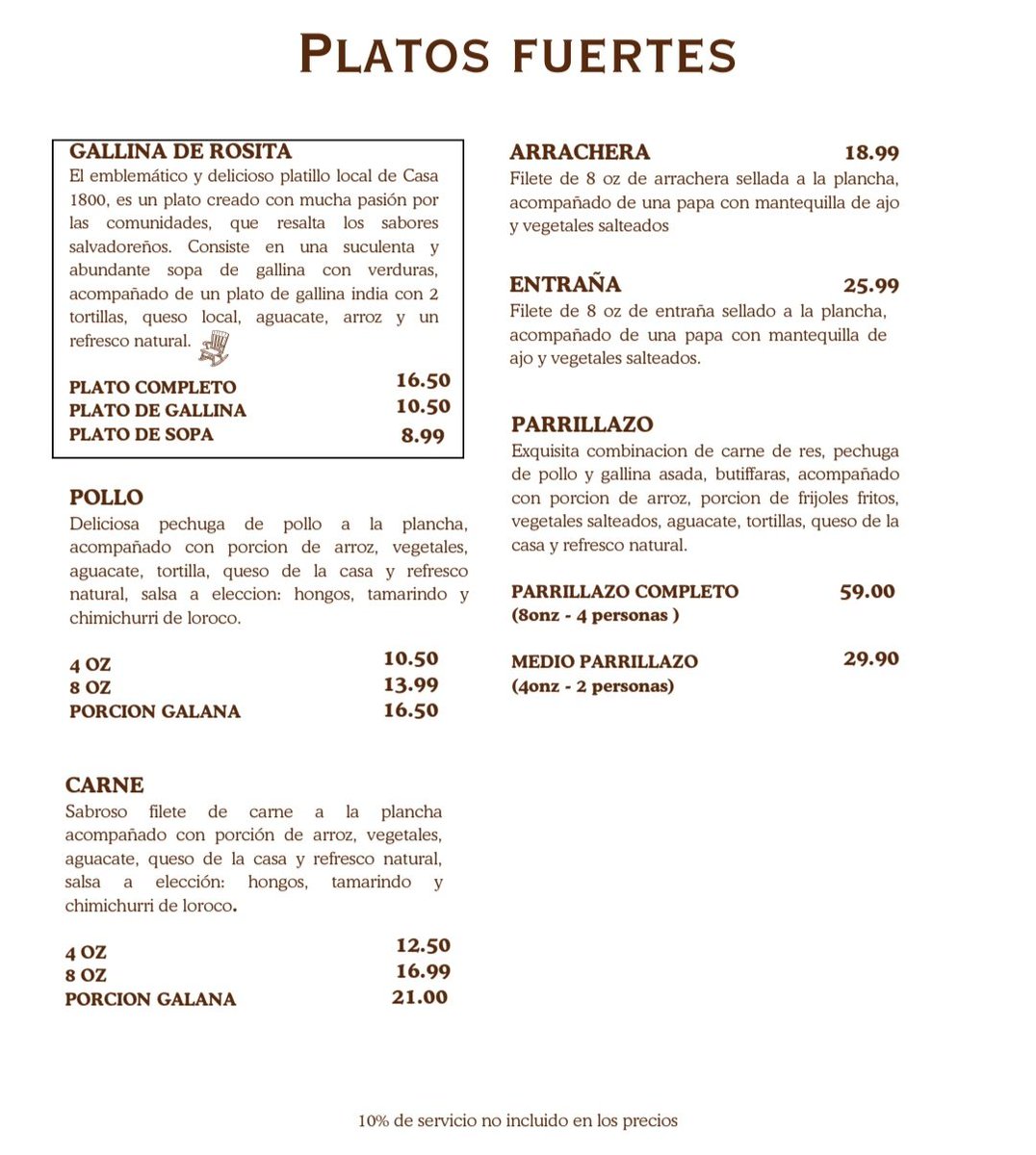 Estos restaurantes van a seguir cerrando porque no han entendido que su target son los salvadoreños, no los extranjeros que vienen una vez al mes.

Y ningún salvadoreño está dispuesto a pagar $16.50 por un plato de gallina.