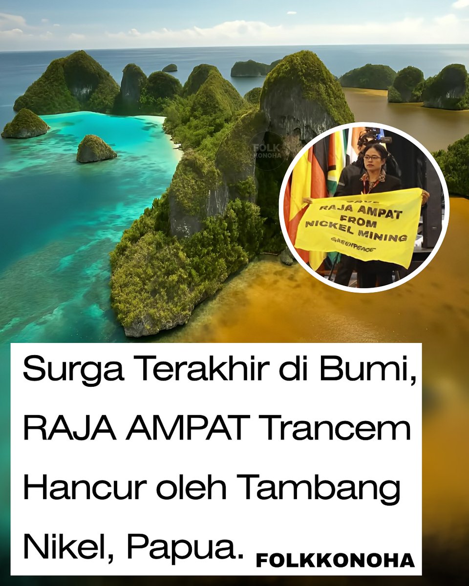 “save raja ampat” teriak salah seorang masa aksi sembari di gelandang oleh petugas