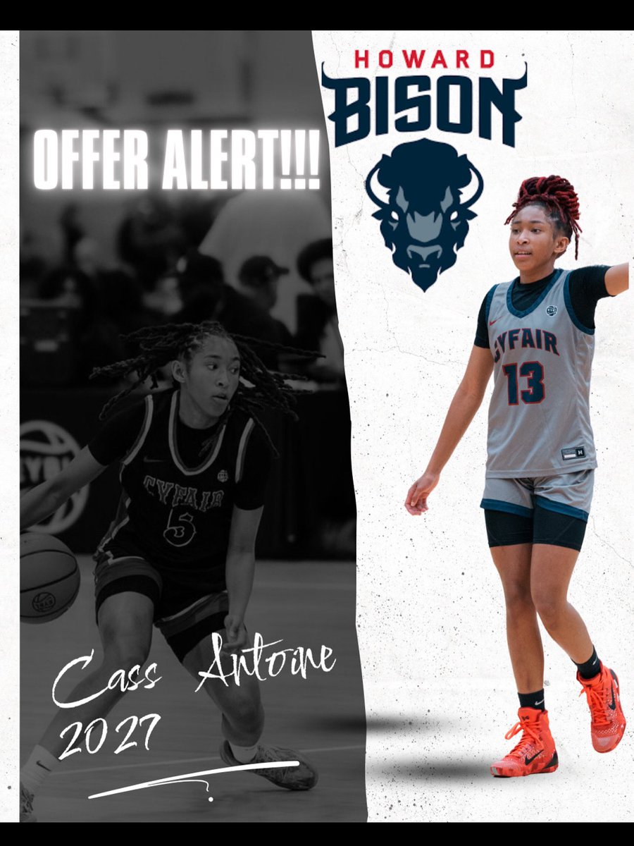 Cassmak_5's tweet image. Grateful to receive an offer from a school on my list @Howard_WBB! Thank you Coach Ty for believing in my potential.