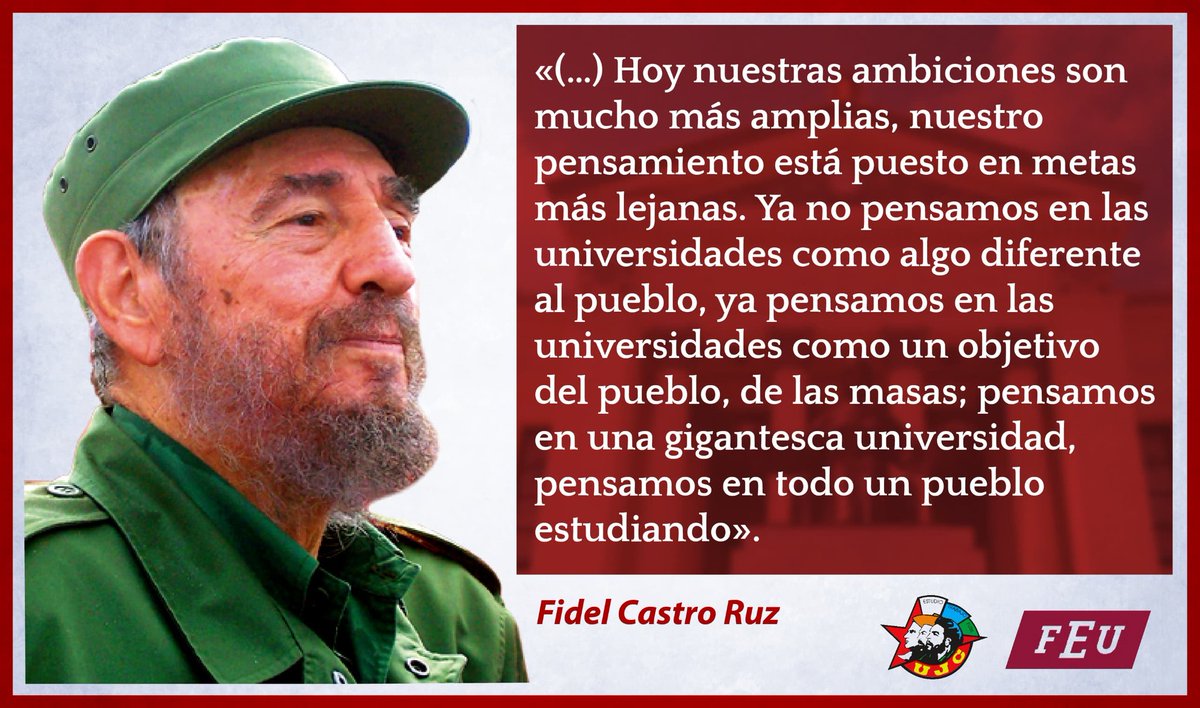#FidelPorSiempre 
#UnidosPorCuba