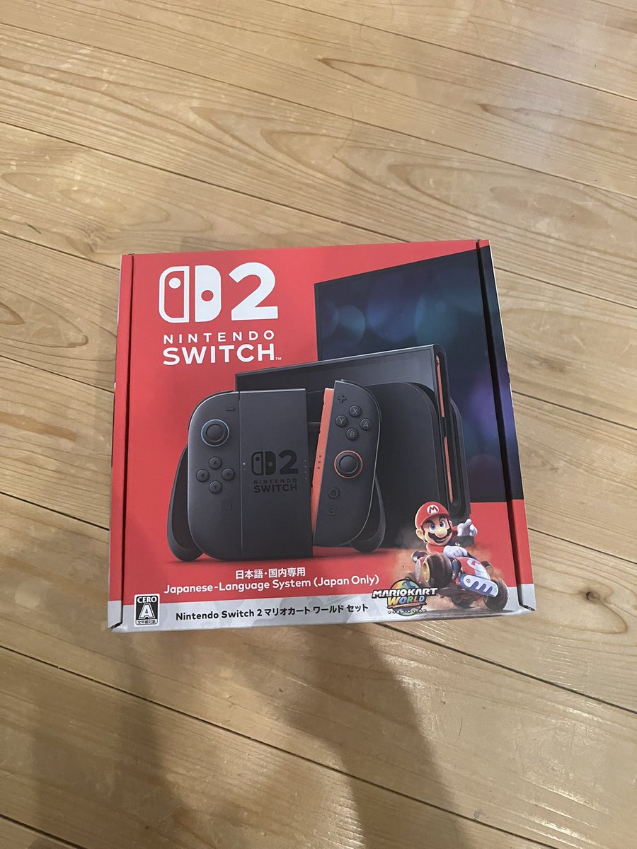 Switch2来た〜✨

いっぱい遊びます
#Switch2