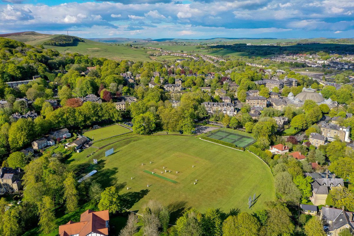 Today’s beautiful cricket ground is the home of Buxton CC in Derbyshire