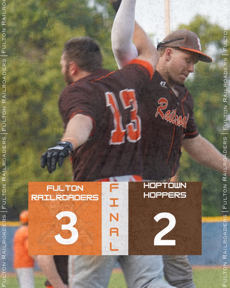 First home win of the season feels prettyyyy good🙌 

Shoutout Tyler Chapman for finishing the night with 7 K’s 

#Railroaders25