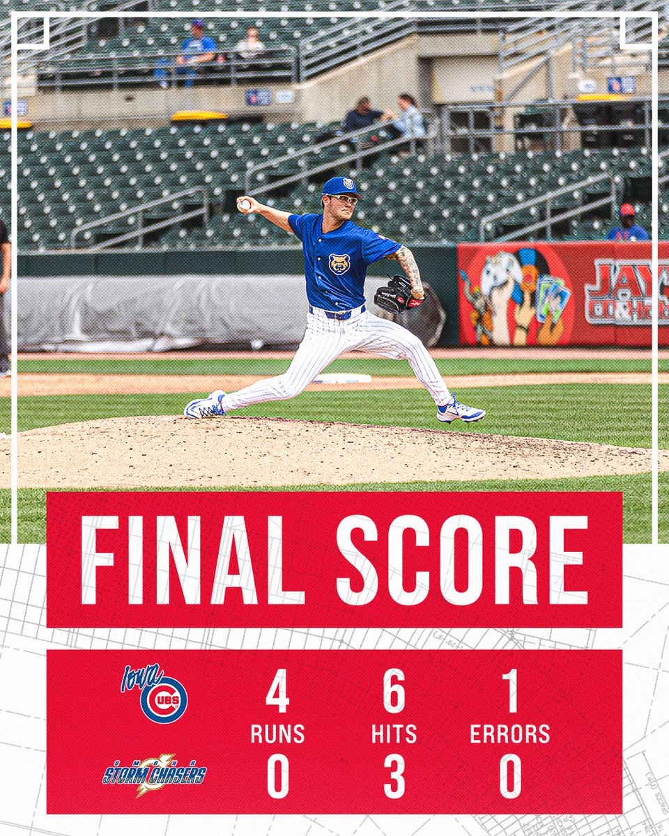 IowaCubs's tweet photo. BRING THE BROOMS OUT 🧹 https://t.co/thj4i5MwJj