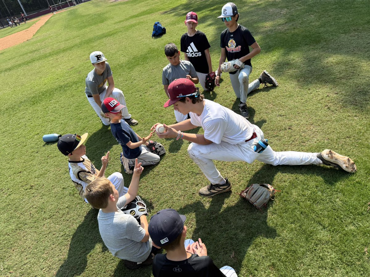 This week of camp has been incredible. This group has shown up, put in work, been incredibly respectful and extremely coachable. It’s been an honor to work with these young men teaching them the greatest game in the world. Can’t wait for tomorrow… tarp dive/slip-n-slide day!!!!