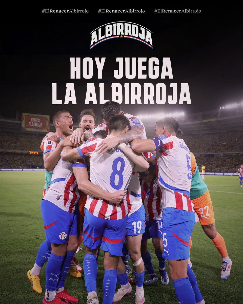 𝙃𝙤𝙮
𝙟𝙪𝙚𝙜𝙖
𝙡𝙖 𝘼𝙡𝙗𝙞𝙧𝙧𝙤𝙟𝙖

🇵🇾🆚🇺🇾
