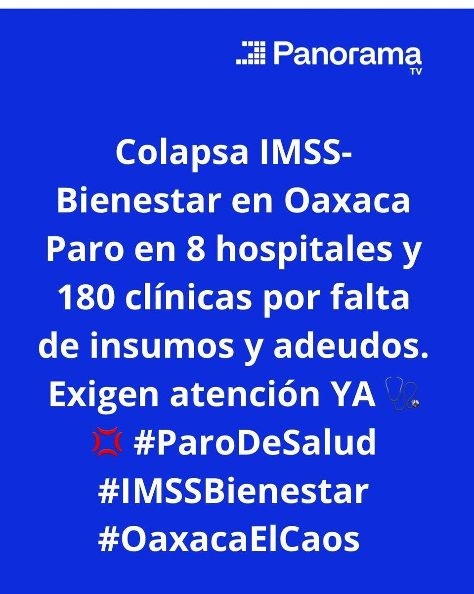 La lengua de Oaxaca (@lalenguaoax) on Twitter photo Comprobado que <a href="/salomonj/">Salomón Jara Cruz</a>
está haciendo lo que nunca se había hecho en Oaxaca.
Dándole en la mdre al sistema de salud
<a href="/IMSS_Bienestar/">IMSS Bienestar</a> Comprobado que <a href="/salomonj/">Salomón Jara Cruz</a>
está haciendo lo que nunca se había hecho en Oaxaca.
Dándole en la mdre al sistema de salud
<a href="/IMSS_Bienestar/">IMSS Bienestar</a>