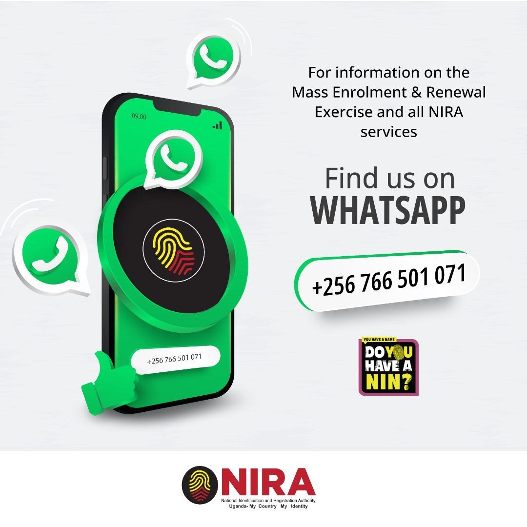 NIRA (@nira_ug) on Twitter photo Good morning, renewal of #NationalIDUg is FREE of charge. Replacement of lost expired ID is FREE of charge.
Name and shame whoever is monetizing your <a href="/GovUganda/">Government of Uganda</a> FREE given services.
Record them, tell us the registration center, location, name if possible, and we make them Good morning, renewal of #NationalIDUg is FREE of charge. Replacement of lost expired ID is FREE of charge.
Name and shame whoever is monetizing your <a href="/GovUganda/">Government of Uganda</a> FREE given services.
Record them, tell us the registration center, location, name if possible, and we make them