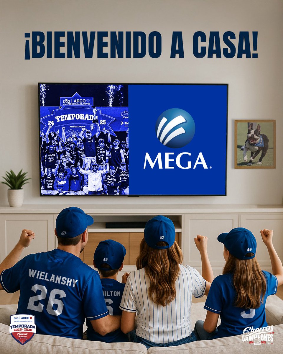 charrosbeisbol's tweet photo. ¡LA LAMP VUELVE A MEGA!📺🙌🏻🔥
A partir del 14 de octubre, todos nuestros juegos en la @Liga_Arco serán a través de #MegaSports🤠 https://t.co/3yNGYHDGmw