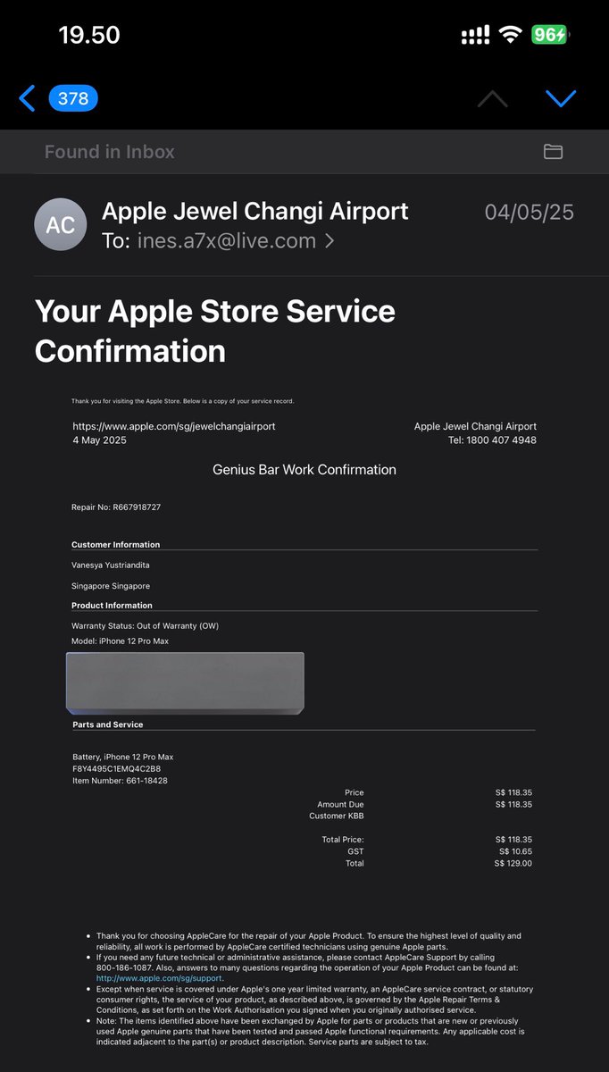 inesaurus's tweet photo. WTS santai
IPHONE 12 PROMAX 128GB
BH: 100% (baru ganti 4 mei 2025 di singapore)
Minus Body pemakaian dent dikit bgt
LCD, kamera, tombol2an aman
ex Ibox PA/A
Box ada, kabel ada
8,5 nego
Jual 12 promax, 12pm, jual iphone, 12 pm

📍JakSel https://t.co/qD5fYbffrf