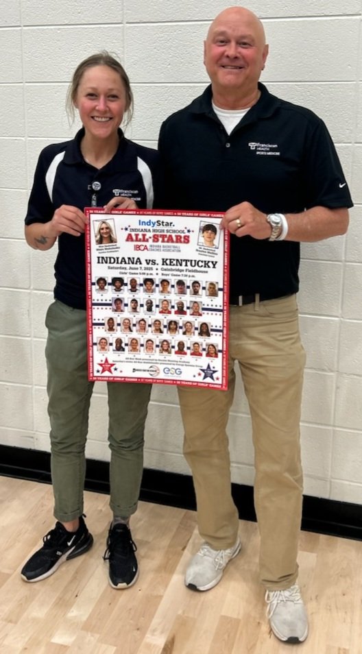 Dave Weikel (@daveweikel) on Twitter photo Shoutout to Brooke and Doc at the <a href="/IBCA_Coaches/">IBCA Coaches</a> Junior vs. Senior All-Stars game tonight!! Shoutout to Brooke and Doc at the <a href="/IBCA_Coaches/">IBCA Coaches</a> Junior vs. Senior All-Stars game tonight!!