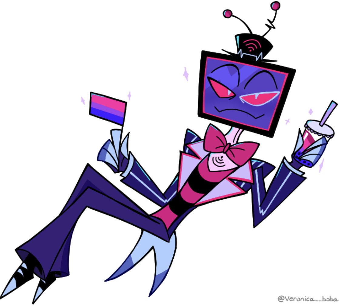 veronica__boba's tweet image. some more 🏳️‍🌈🧋

#VoxHazbinHotel #PrideMonth #HazbinHotel