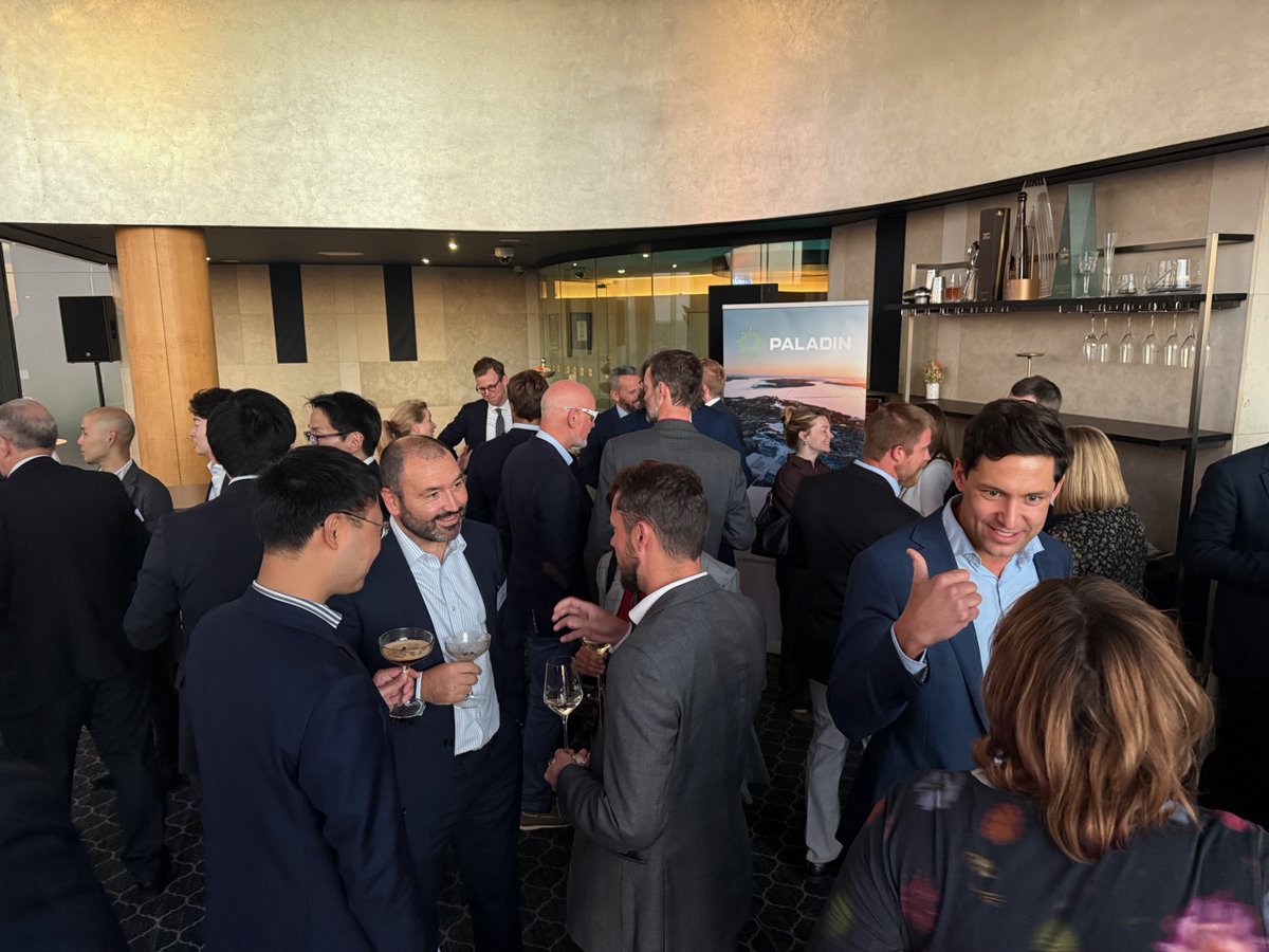 Paladin_Energy's tweet image. We’ve been at the World Nuclear Fuel Market (WNFM) 51st Annual Meeting and International Conference in Sydney this week. It was great to connect with our customers and other key stakeholders in the industry and Chief Commercial Officer Alex Rybak also took part in a panel…