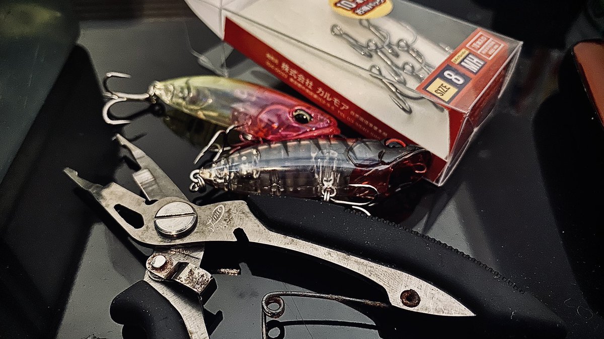 i_01222's tweet image. そろそろチヌトップの準備を地道に。

今年は前年より本気でやってみたい釣り。

まずはフック交換👍

交換の時にfimoミニプライヤーがあると便利です🙌

#fimoフィールドモニター
#fimoミニプライヤー
#トップチヌ
#東京湾奥