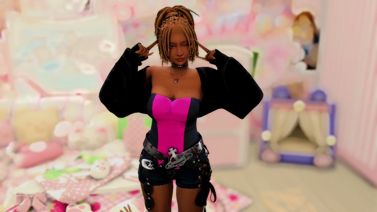 loaffilesims's tweet photo. The shirt kinda gave Garyu vibes #stylistsimmer #sims https://t.co/2WVEbCeoOk