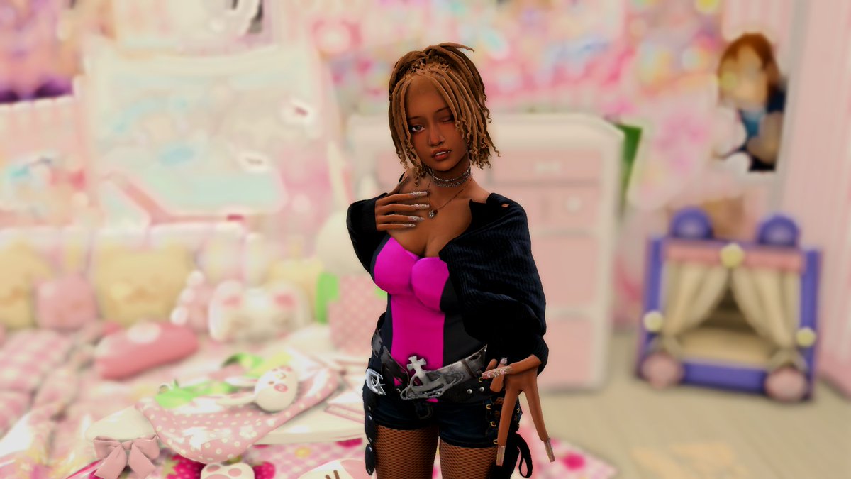 loaffilesims's tweet photo. The shirt kinda gave Garyu vibes #stylistsimmer #sims https://t.co/2WVEbCeoOk