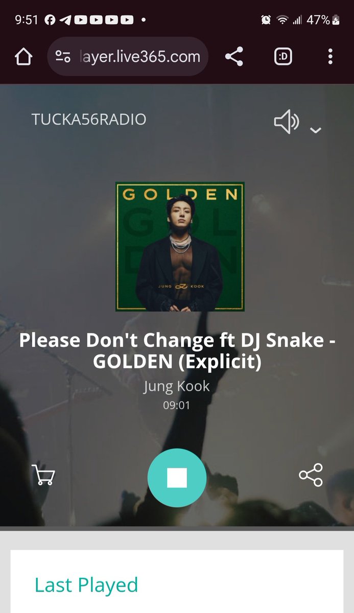 TaeKook_Radio's tweet photo. Thank you @RadioTucka56 for playing #95Graduation (#Jimin) by #V & #PleaseDontChange from #Golden by #JUNGKOOK this evening.
#TKRadio β¨οΈ95 π π« πͺπͺ https://t.co/CkccSgEjPs