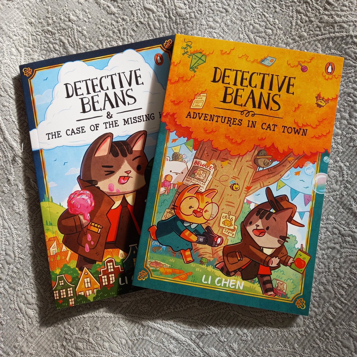 big congrats on book #2 <a href="/exocomics/">Li Chen</a>. they're looking VERY nice together side by side 😸