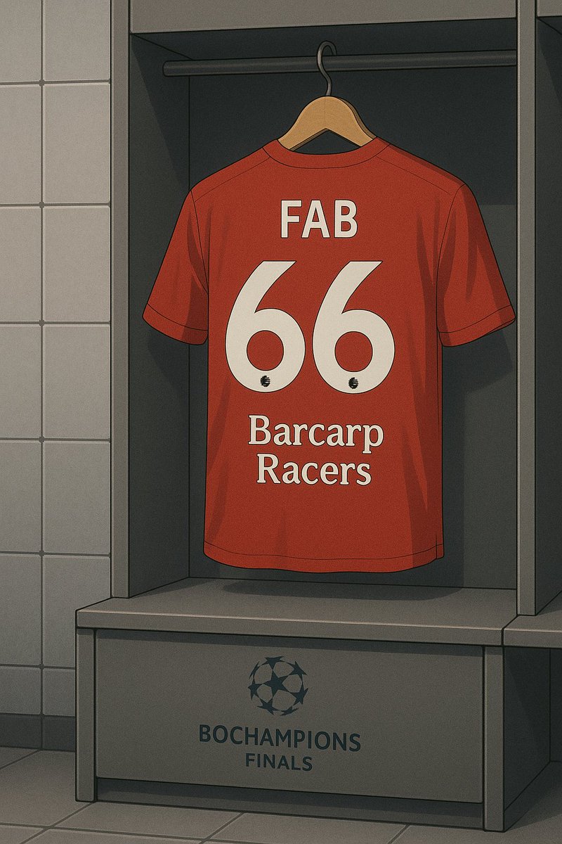 HABMUS FINALISTAAAAAA 

En una semifinal inedita, Salva tuvo que competir en lugar de La Chispa. Finalmente, se hace justicia y FAB ES EL FINALISTA DE LA BOCHAMPIONS.

Aunque te vayas, nunca caminaras solo. ❤️🖤